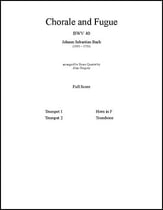 Chorale and Fugue, BWV 40 P.O.D. cover